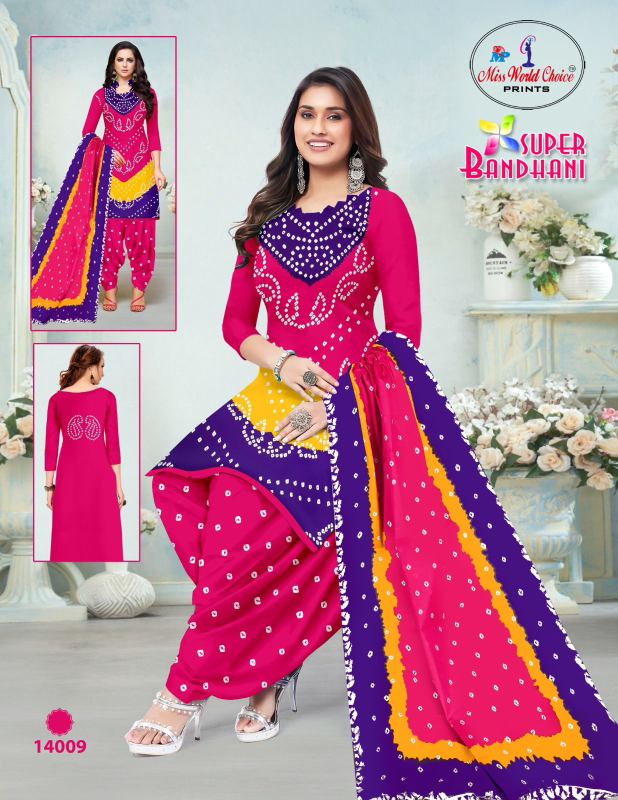 Super Bandhani Vol 14 By Miss World Cotton Printed Dress Material Suppliers In India